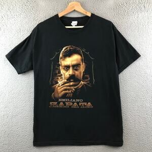 Vintage 90s Emiliano Zapata Gral T-Shirt Men's M Black